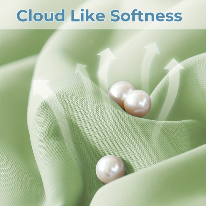 1pc Cooling Summer Blanket - Lightweight & Breathable for Hot Sleepers, Ultra-Soft Light Beige-Friendly Quilted Design, Machine Washable All-Season Use, Solid Color (Blue/Green/Purple) for Home, Office, Travel, Home Comfort Accessory | Quilted Blanket | Machine Washable Blanket, Cooling Blanket for Hot Sleepers - Image 10